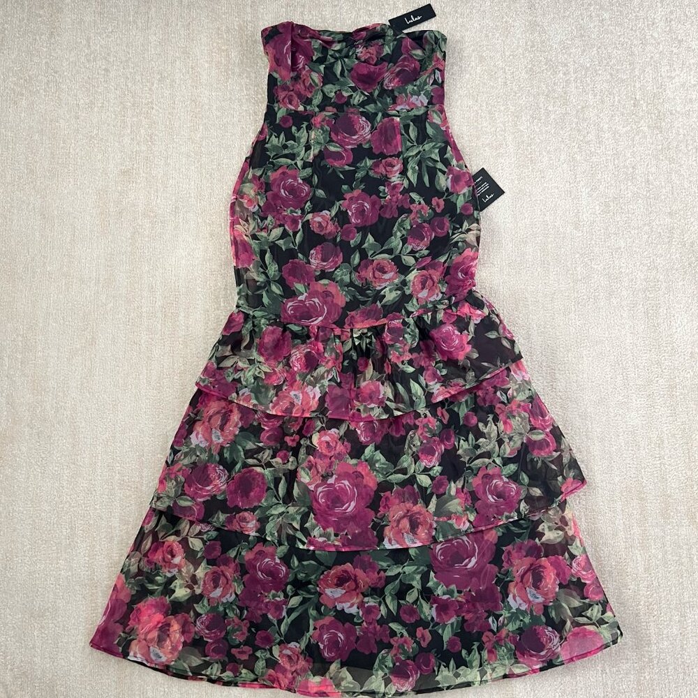 NWT Lulus Fleur of Dreams Floral Formal Maxi Dress M